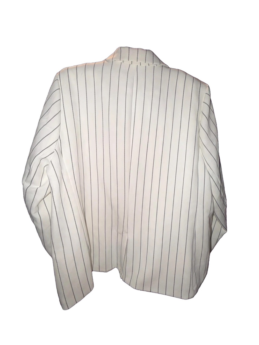 Torrid Studio Twill Classic Tailored Blazer Pinstripe Spaced - Picture 9 of 9